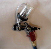 266XX - 6 oz. HO PPS Gravity Cup Gun with Lid and Liner